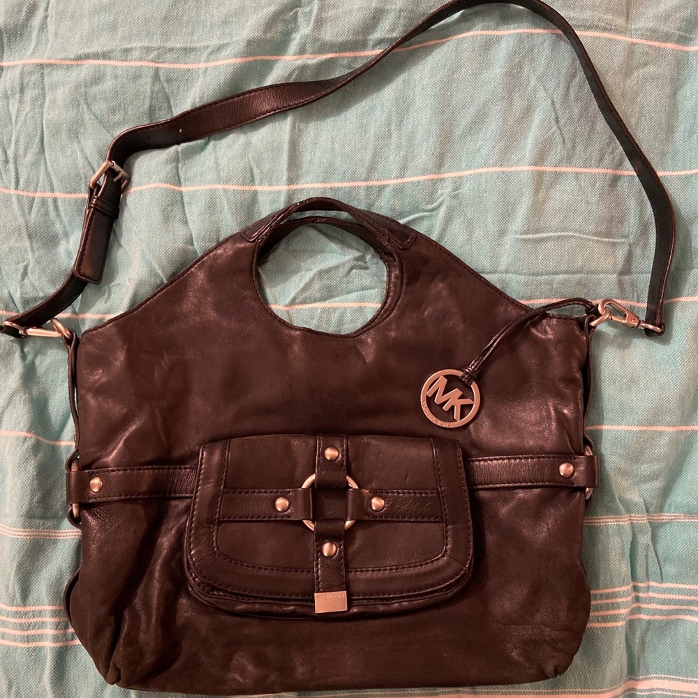 Michael Kors Large Saddle/Travel Bag